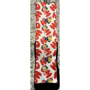 Universal Studios Minions Holiday Socks Ho Ho Ho L/XL Adult‎ Socks Cosplay